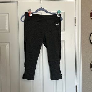 BCG cropped leggings with mesh panels size L